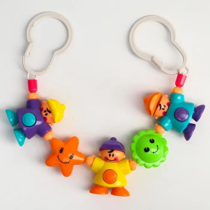 Растяжка на коляску/кроватку «Человечки», 3 игрушки, цвет МИКС, Крошка Я Растяжка на коляску/кроватку «Человечки», 3 игрушки, цвет МИКС, Крошка Я