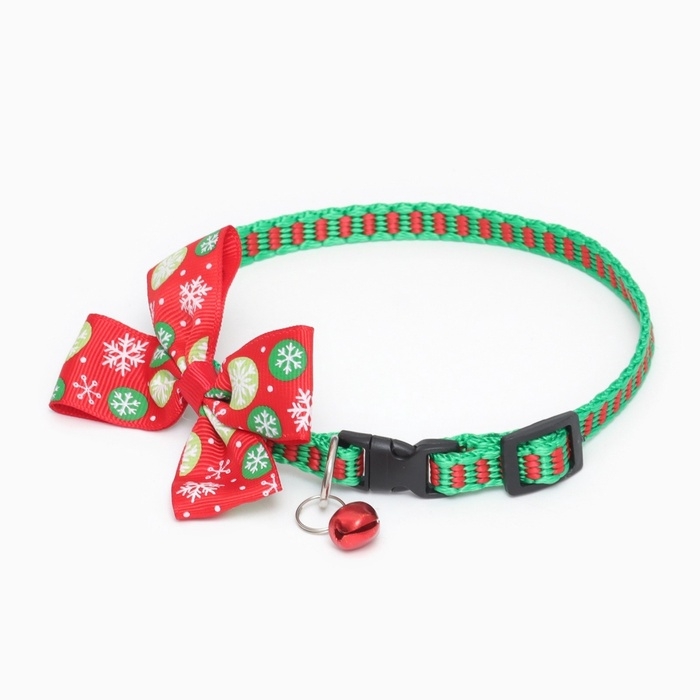 Ошейник Ошейник "Подарки", 30 х 1 см, капрон, красный
