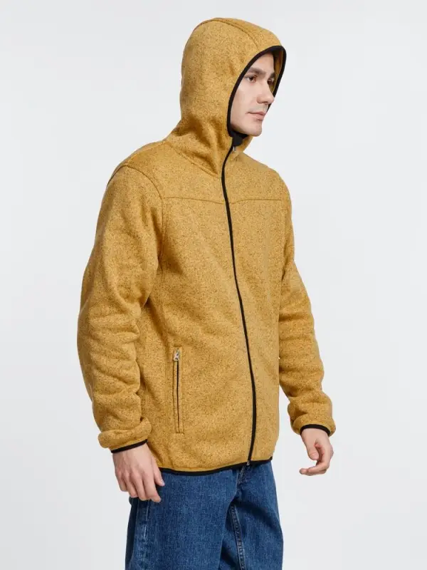 Куртка с капюшоном унисекс Gotland, горчичная, размер S Куртка с капюшоном унисекс Gotland, горчичная, размер S