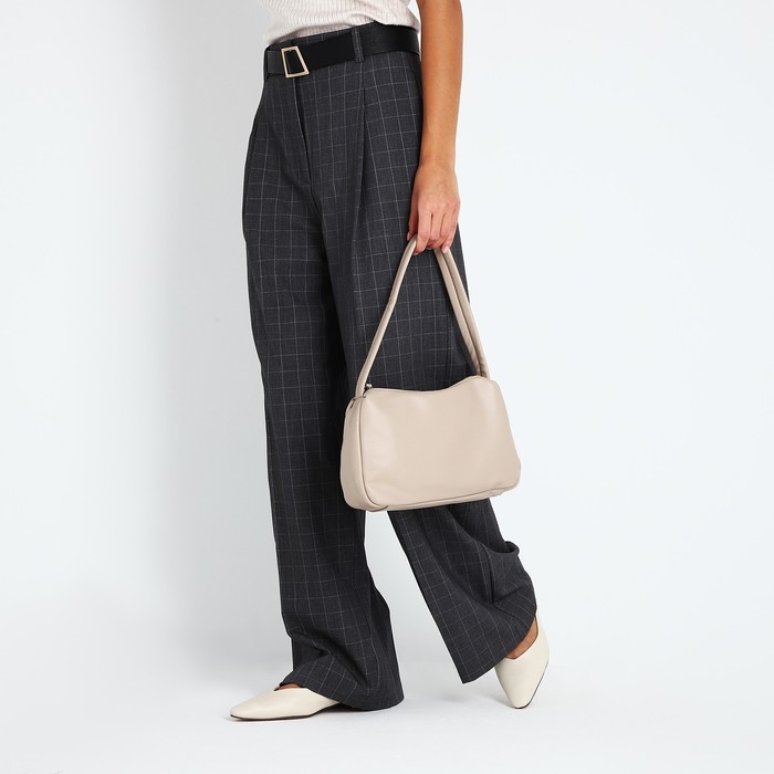 Сумка женская на молнии, цвет бежевый Сумка женская на молнии, цвет бежевый