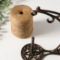 Фигурка - катушка для ниток чугун &laquo;Ветвь&raquo;, с ножницами, 16.5&times;8.5&times;23.5 см