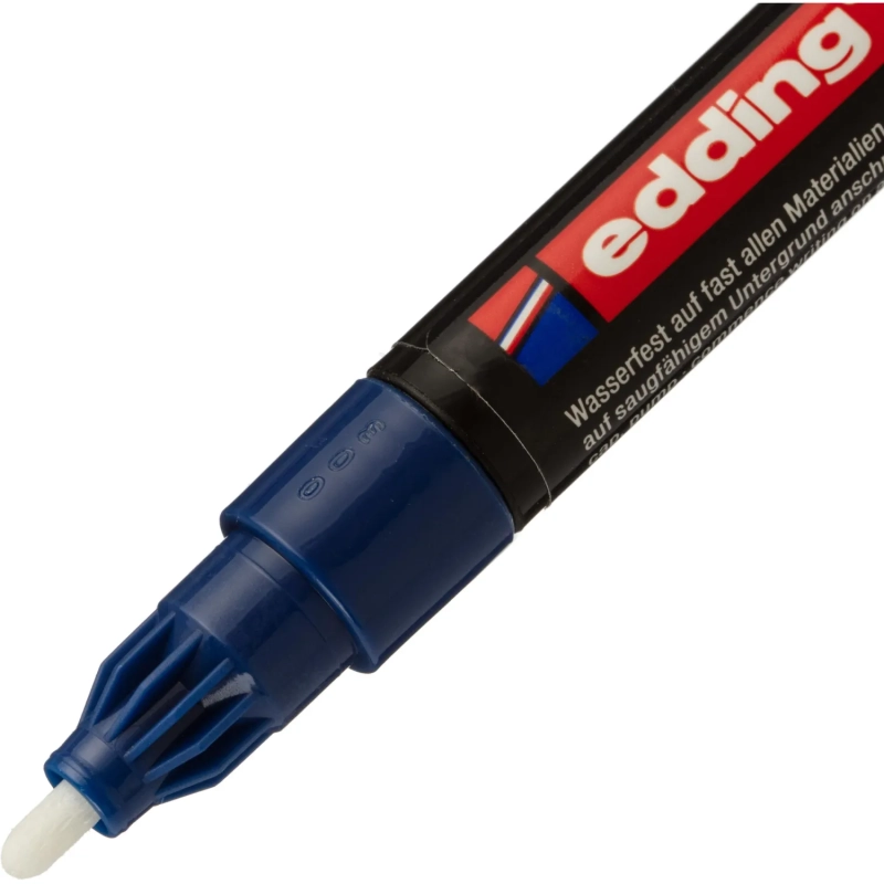 Маркер лаковый EDDING E-791/3 синий 1-2мм, пласт. корп