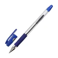 Набор шариковых ручек Pilot BPS-GP, 4 штуки, синий стержень, на масляной основе, узел 0.7 мм, резиновый упор