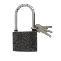 Замок навесной LOCKLAND, с влагозащитной длинной дужкой, 75 мм