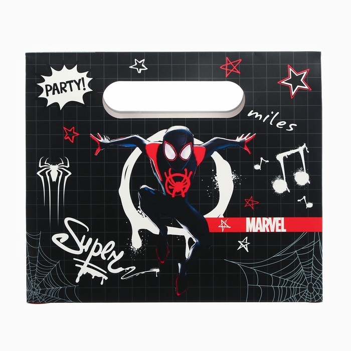 Пакет-коробка  Пакет-коробка "Amazing", Человек-паук, 24х20х7 см