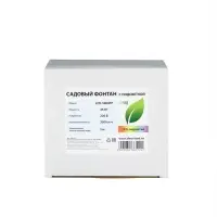 Фонтан садовый с подсветкой LED-5800FP, 40 Вт, h=3 м, 3500 л/ч, 30 LED-ламп, кабель 5 м