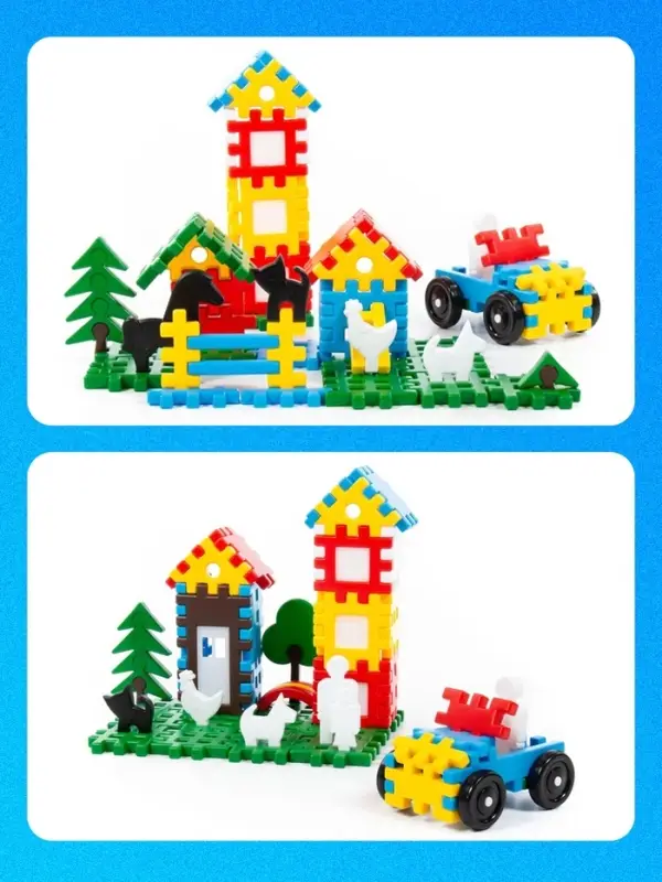 Конструктор &laquo;Семья&raquo;, 120 деталей