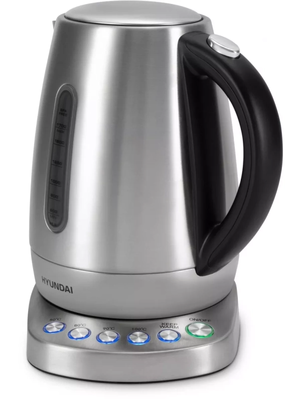 Чайник HYK-S7770 1,7л 2200Вт серебристый (металл)