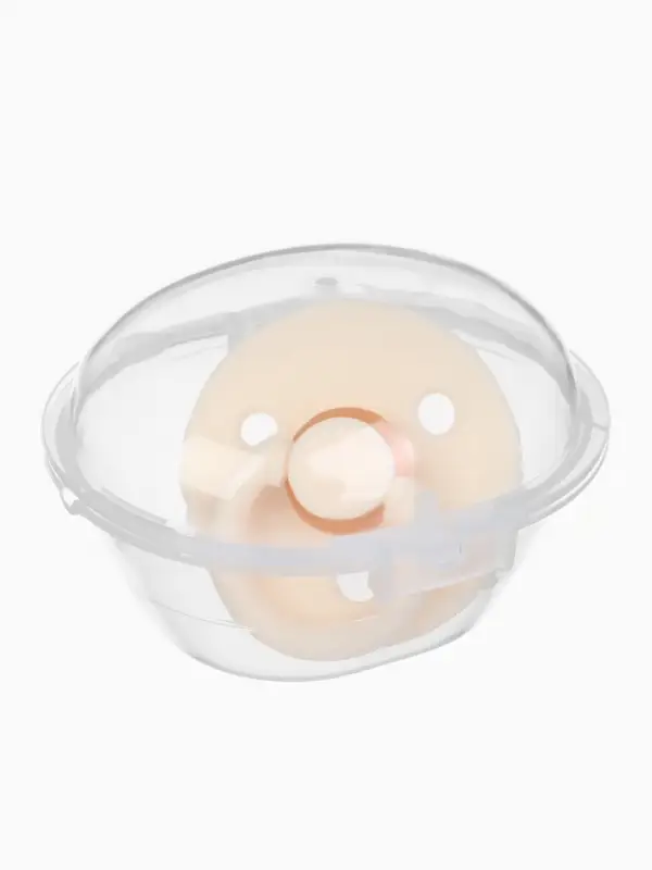 Соска - пустышка классическая, латекс, цв.айвори, в контейнере, от 0 мес., M&B Соска - пустышка классическая, латекс, цв.айвори, в контейнере, от 0 мес., M&B