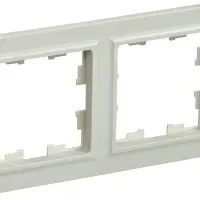 BRITE Рамка 2 поста РУ-2-БрКр бежевый