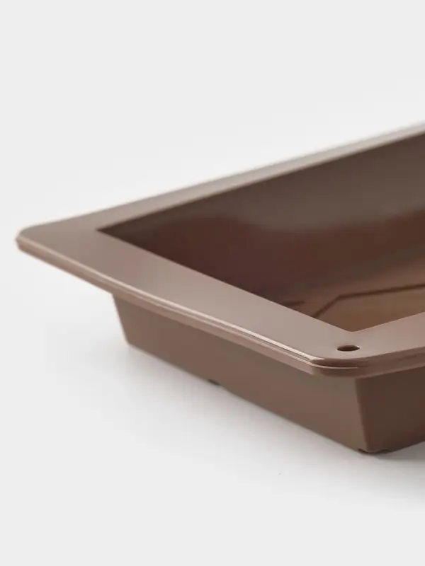 Форма для дубайского шоколада Доляна &laquo;Ломтики&raquo;, 25&times;14&times;2.5 см, силикон, коричневая