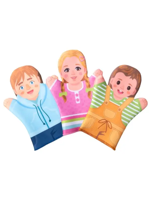 Домашний кукольный театр &laquo;Семья&raquo;, 7 кукол-перчаток