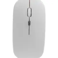 Мышь MB-2.4 беспроводная, оптическая, подсветка, 800-1600 dpi, USB, Bluetooth, белая