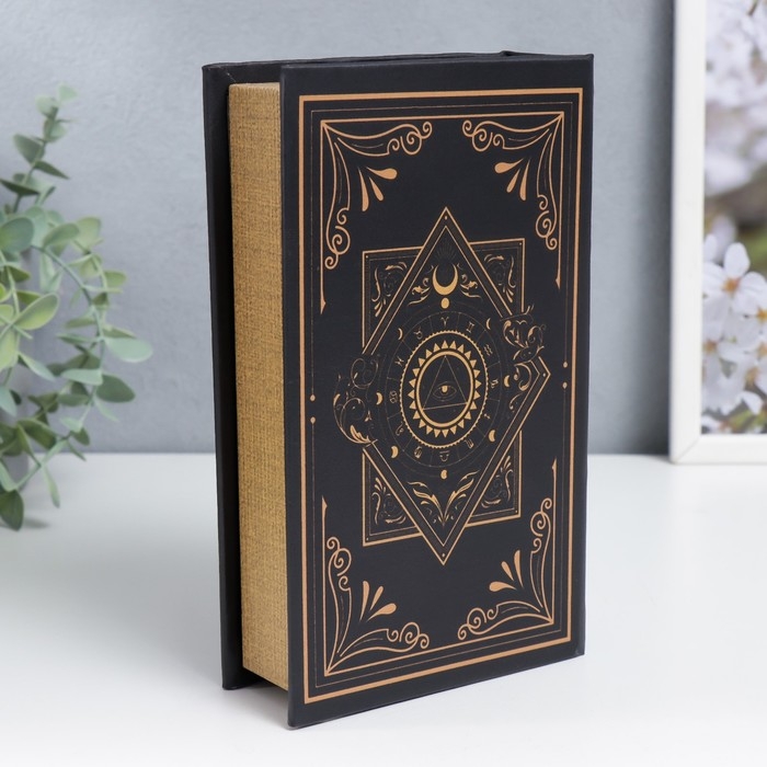 Сейф-книга дерево кожзам  Сейф-книга дерево кожзам "Таинство магии" 21х13х5 см