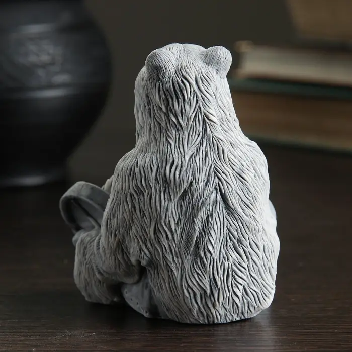 Фигурка &laquo;Шаман в шкуре медведя с бубном&raquo;, 8.5 см