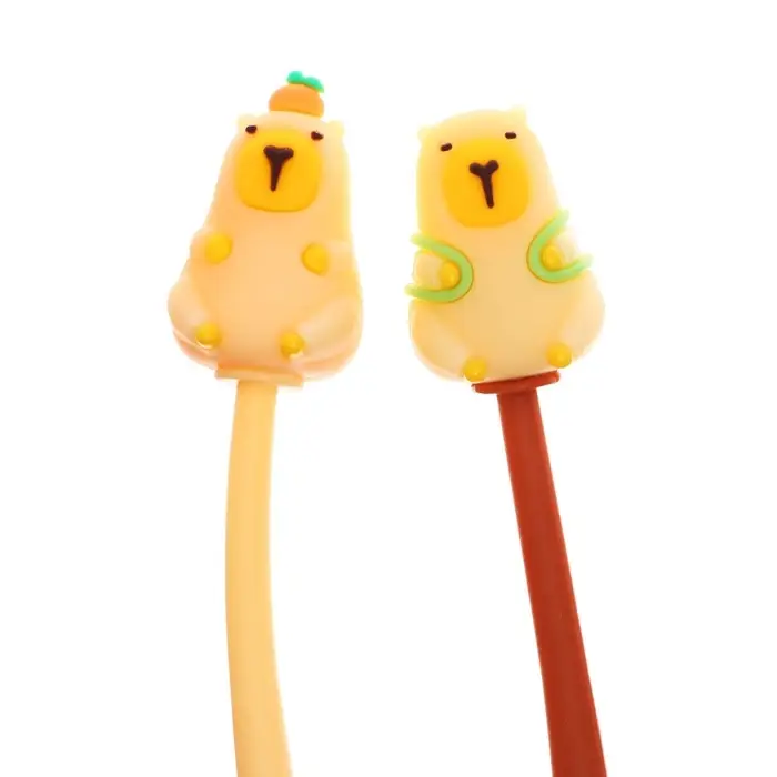 Ручка-прикол &laquo;Капибара&raquo;, синий стержень, гелевая, МИКС