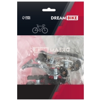 Комплект тормозов Dream Bike, V-brake, алюминий, рамки 110 мм, колодки 60 мм, цвет серебристый