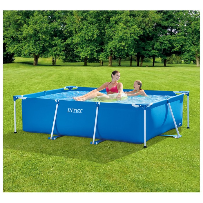 Бассейн каркасный Frame Set, прямоугольный, 220 х 150 х 60 см, от 6 лет, 28270NP INTEX Бассейн каркасный Frame Set, прямоугольный, 220 х 150 х 60 см, от 6 лет, 28270NP INTEX