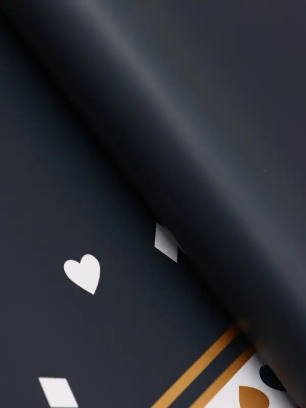 Пленка для цветов, "Удача", тёмно-синий, 57х57 см