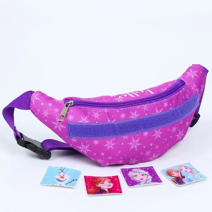 Сумка поясная детская для девочки, 25&times;6&times;13 см, Холодное сердце