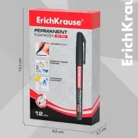Маркер перманентный ErichKrause. P-70, чёрный, узел 1.0 мм