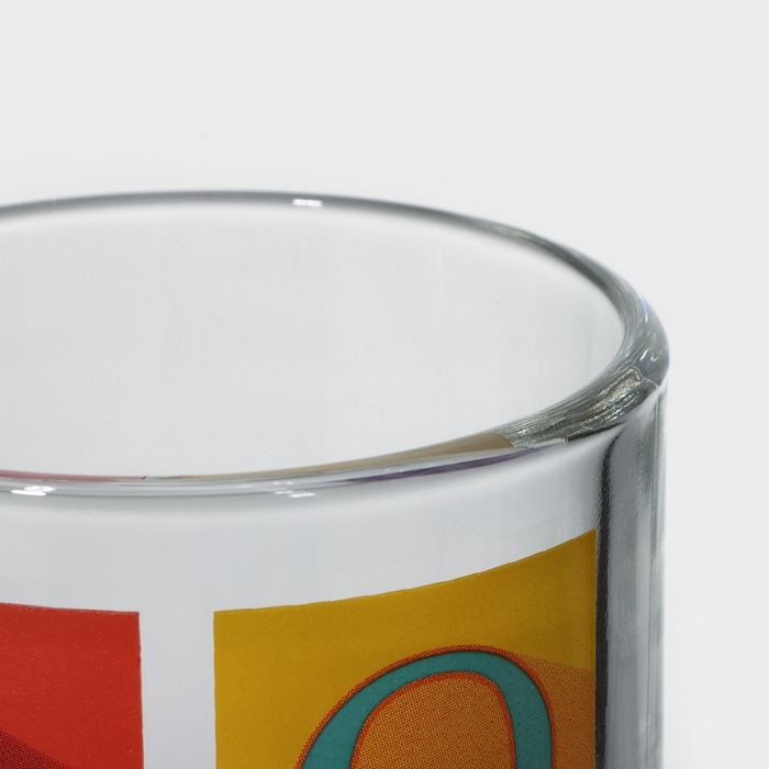 Кружка стеклянная «Фитнес», 320 мл, рисунок МИКС Кружка стеклянная «Фитнес», 320 мл, рисунок МИКС