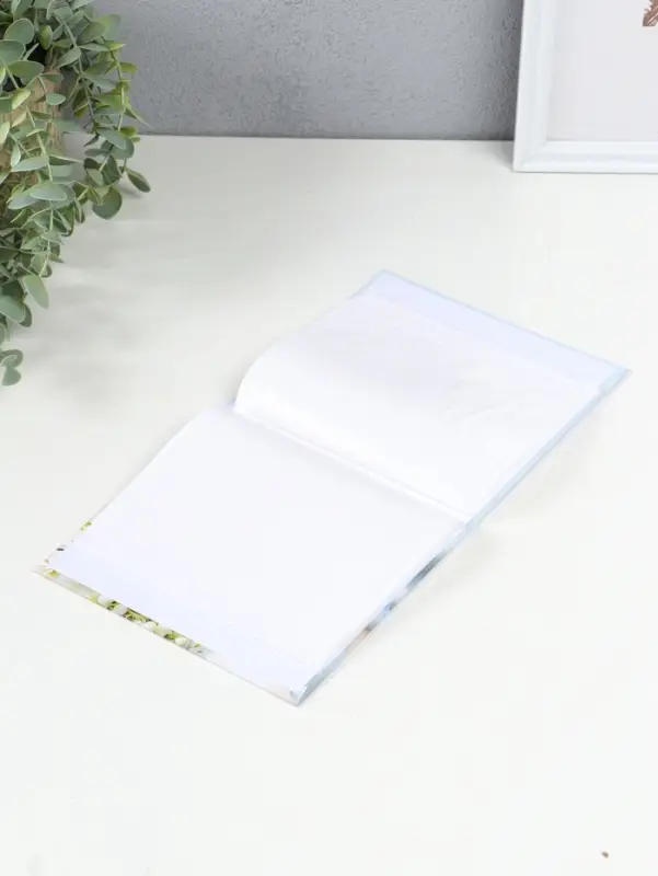 Фотоальбом на 40 фото 10х15 см "Голубая гортензия и ракушки" в коробке 4,5х14х17 см