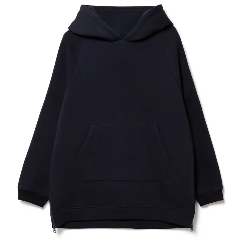 Худи унисекс оверсайз Easy Street, темно-синее, размер XS/S