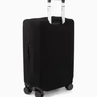 Чехол на чемодан на колёсах, 28" (L), однотонный, чёрный