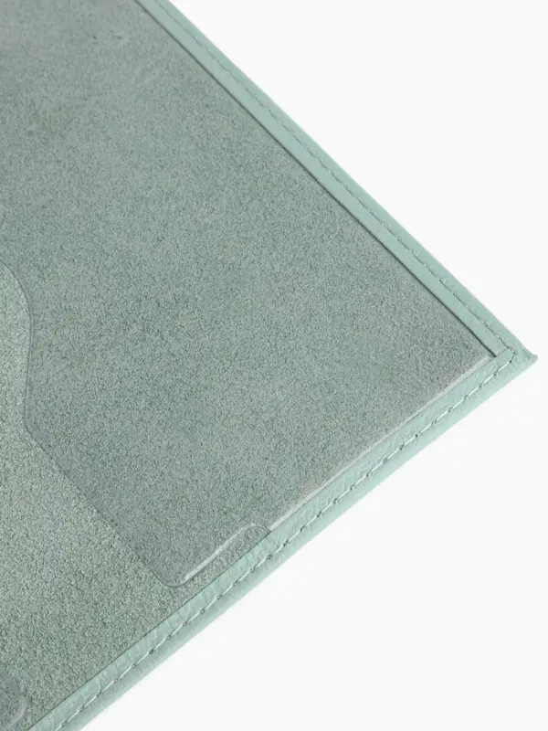 Обложка для паспорта, цвет мятный