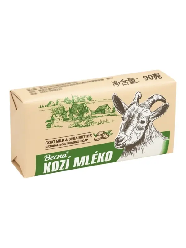 Твёрдое мыло &laquo;Kozi Mleko&raquo; Goat milk extract and Shea Butter, 90 г