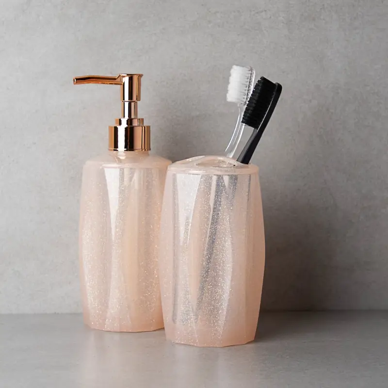 VETTA Стакан для ванной комнаты "Лунный камень", полистирол