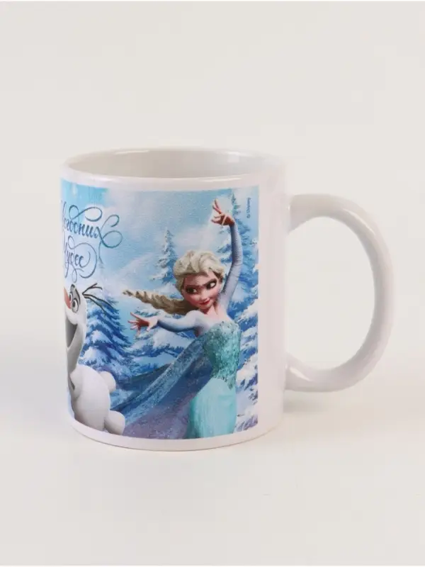 Кружка новогодняя сублимация 320 мл, Холодное сердце Кружка новогодняя сублимация 320 мл, Холодное сердце