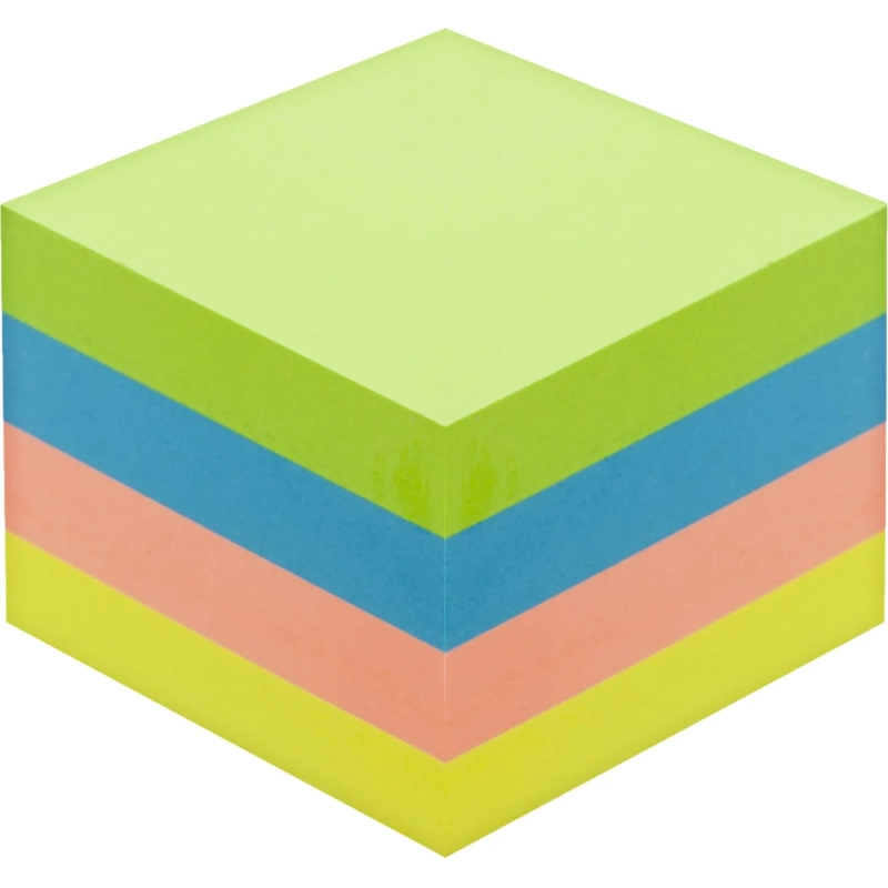 Стикеры Attache Selection куб 51х51, неон-2 4 цвета 400 л