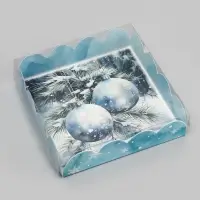 Коробка для печенья, «Чудеса случается», 12×12×3 см, Новый год