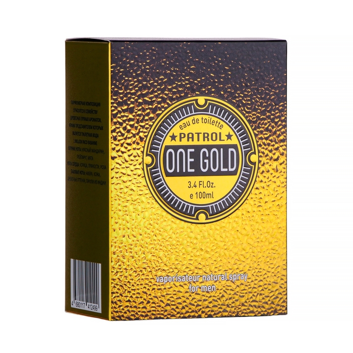 Туалетная вода мужская Patrol One Gold (по мотивам Paco Rabanne 1 Million), 100 мл Туалетная вода мужская Patrol One Gold (по мотивам Paco Rabanne 1 Million), 100 мл
