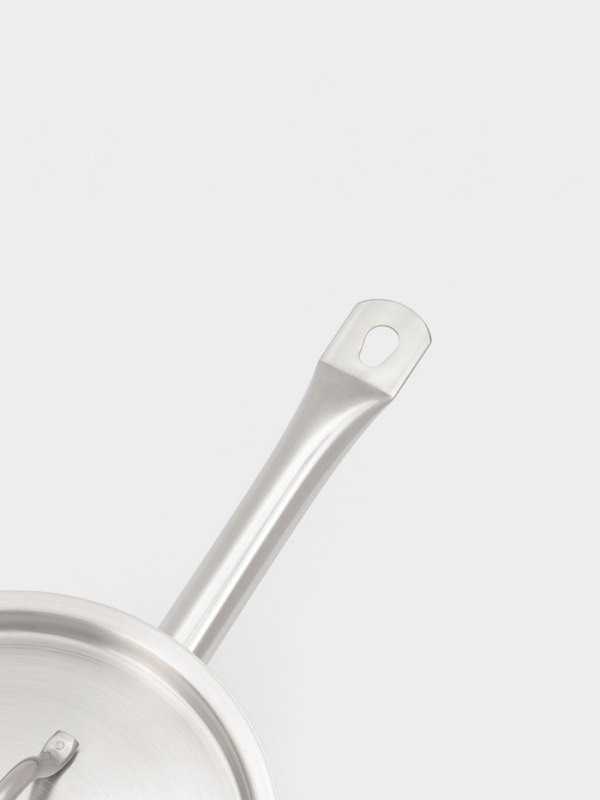 Ковш 2,8 л, d=18, h=11 см, с крышкой, толщина стенки 0,8 мм, индукция Ковш 2,8 л, d=18, h=11 см, с крышкой, толщина стенки 0,8 мм, индукция