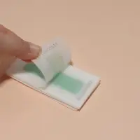 Восковые полоски для депиляции лица, 10&times;5 см, 24 шт., зелёные