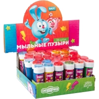 Мыльные пузыри Смешарики Яркие 60мл/1504-0679