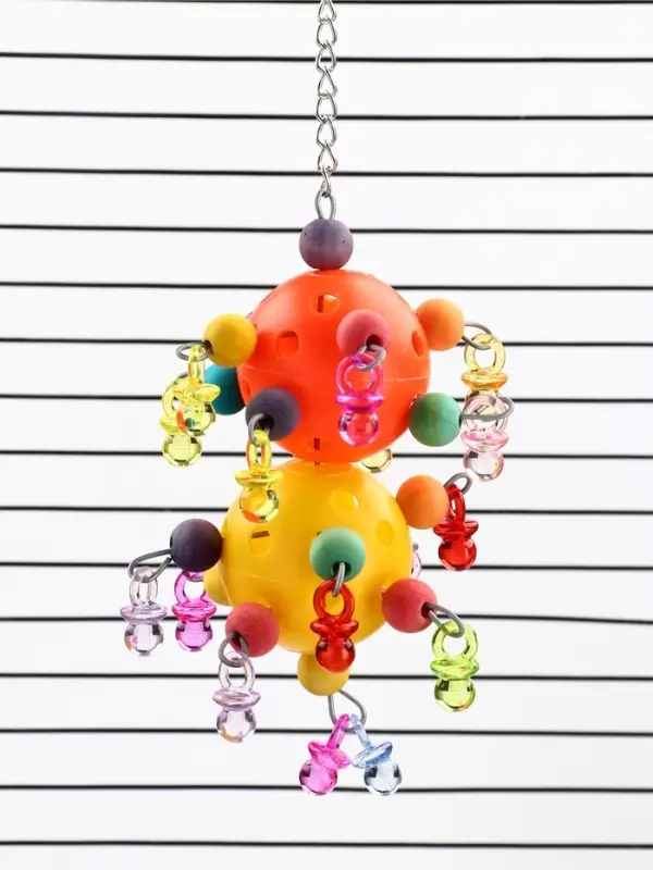 Игрушка для птиц &laquo;Большая забава 2&raquo;, 26 см, цвет МИКС