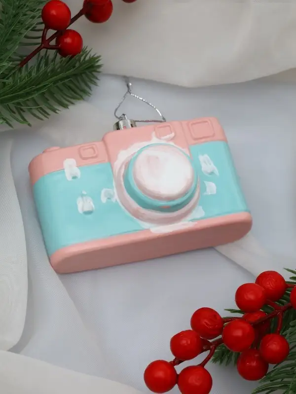 Набор украшений пластик 58 шт Набор украшений пластик 58 шт "В гостях у Деда Мороза"