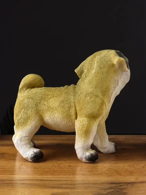Фигару "Щенок мопс стоящий" 12х23х21 см