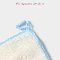 Салфетка для уборки Доляна &laquo;Люкс&raquo;, микрофибра, бамбук, 30&times;30 см, цвет МИКС