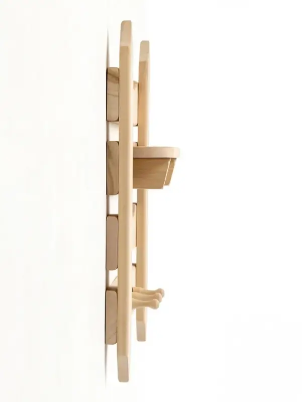 Полка - вешалка резная 3 крючка 54х47х8,5 см