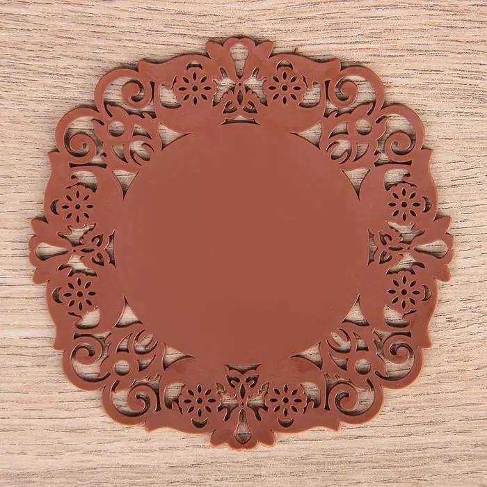 Набор подставок под горячее «Чаепитие», 4 шт, 10 см, цвет МИКС Набор подставок под горячее «Чаепитие», 4 шт, 10 см, цвет МИКС