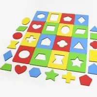 Досочки Сегена. 4 цвета, 16 неповторяющихся фигур, 4 уровня сложности PZL-72