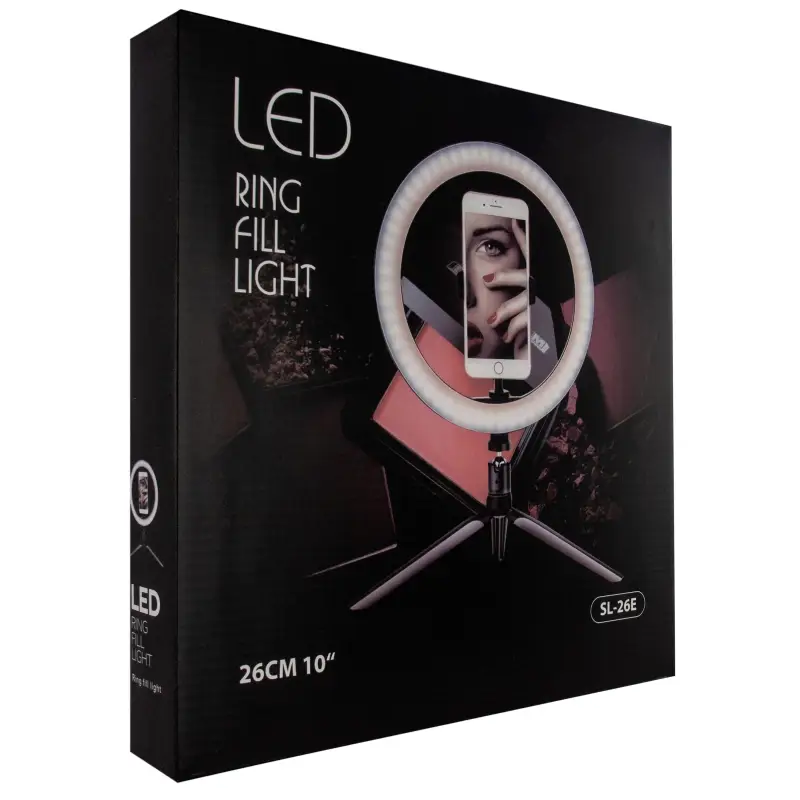 Селфи кольцо 26CM 10&ldquo; SL-26Е с держателем