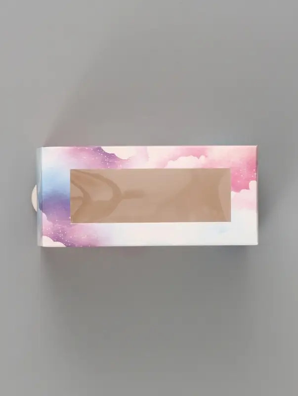 Коробка подарочная с окном &laquo;Только для тебя&raquo;, 12&times;5.5&times;5.5 см, самосборная