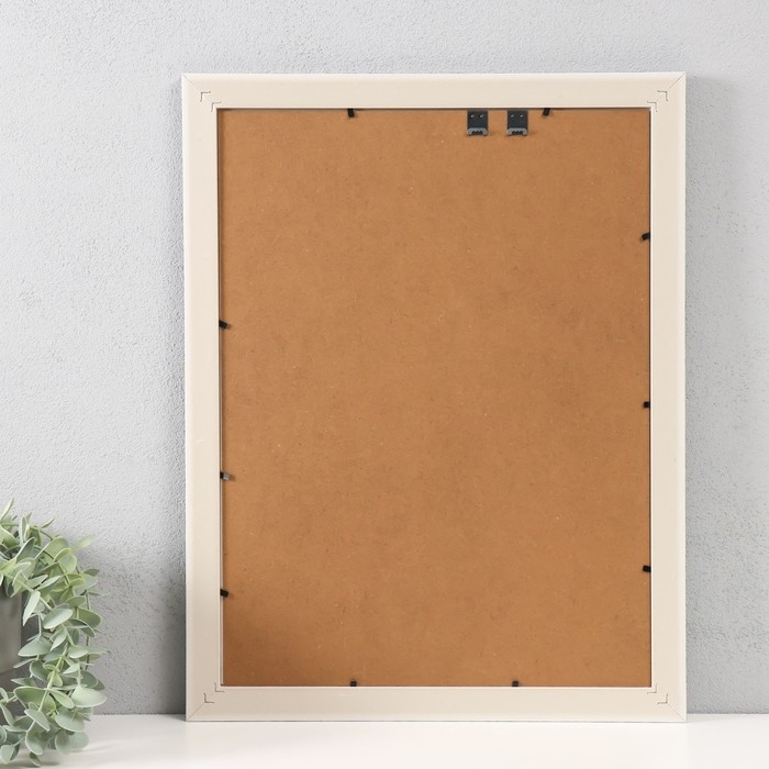 Фоторамка пластик 30х40 см Фоторамка пластик 30х40 см "Плетение" тёмно-серая с полосатой обводкой 44,6х34,6х1 см