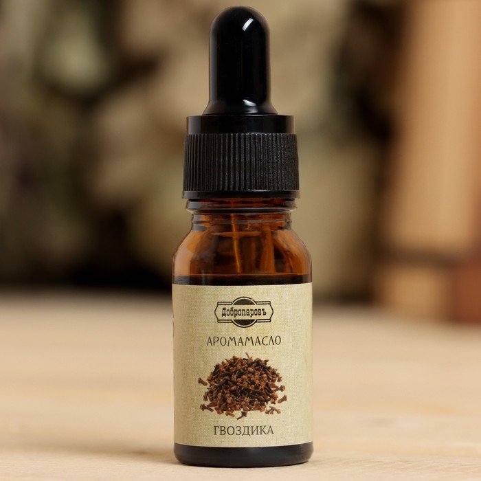 Эфирное масло Эфирное масло "Гвоздика", удобный дозатор, 10мл, "Добропаровъ"